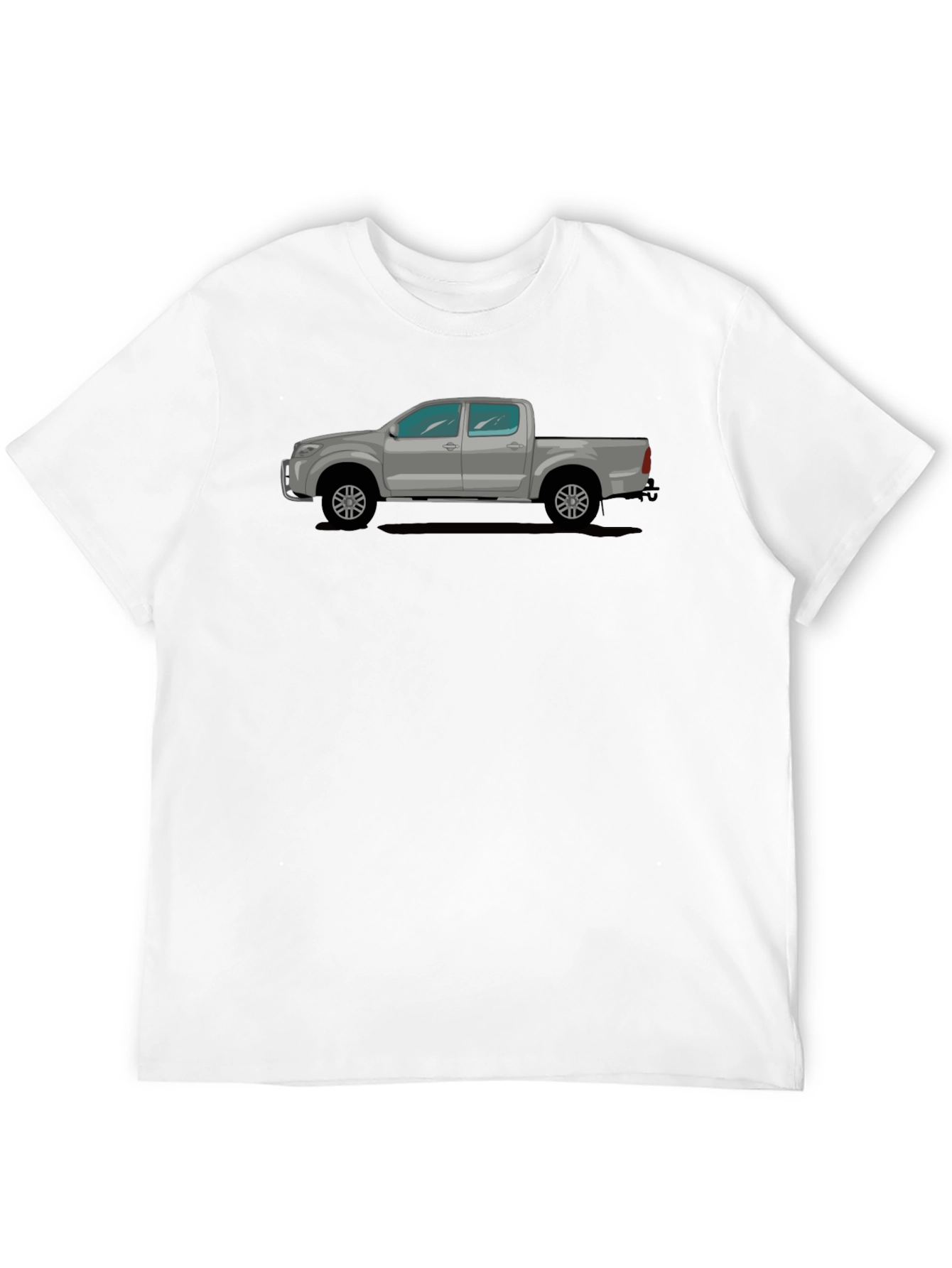 Truck Graphic Tee - Black Crew Neck T-Shirt
