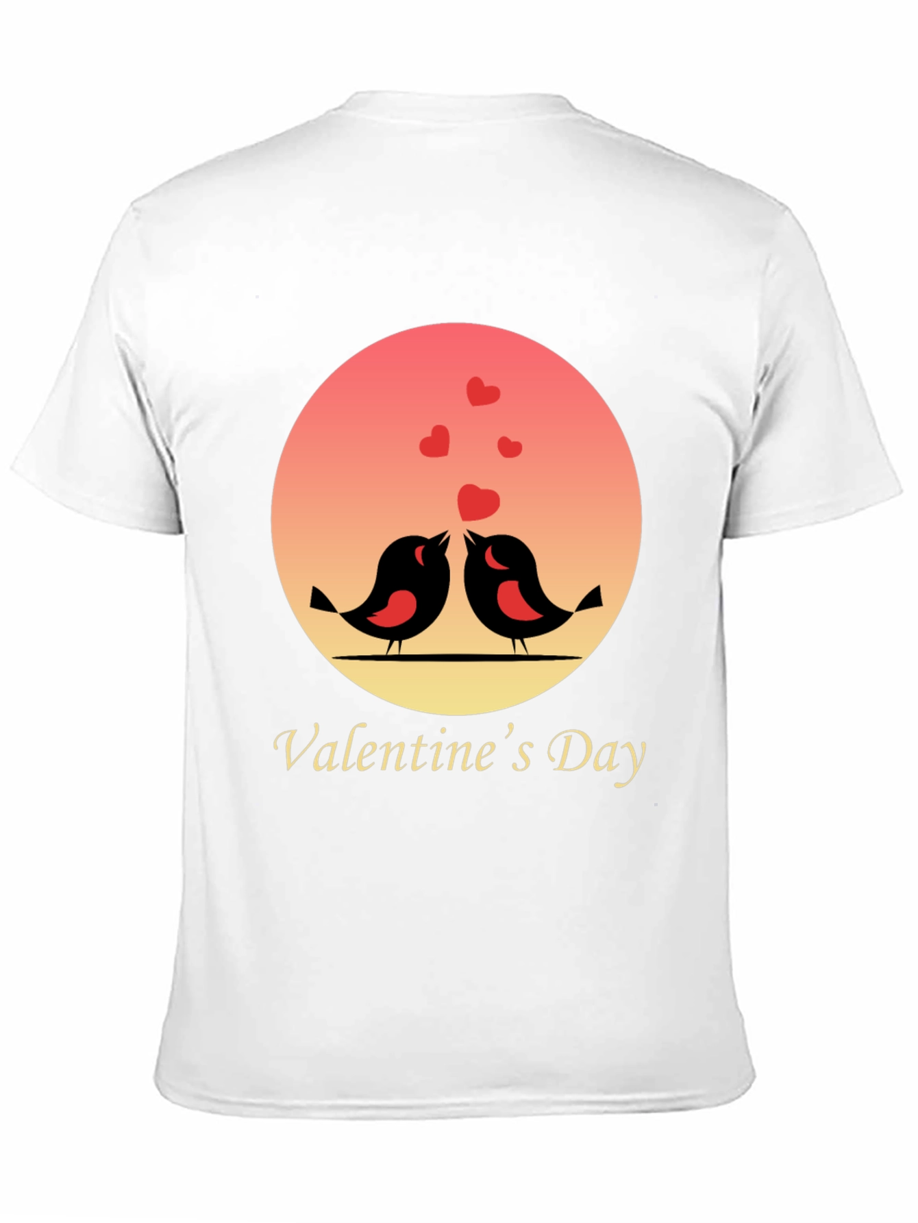 Valentines Day Love Birds Graphic T-Shirt