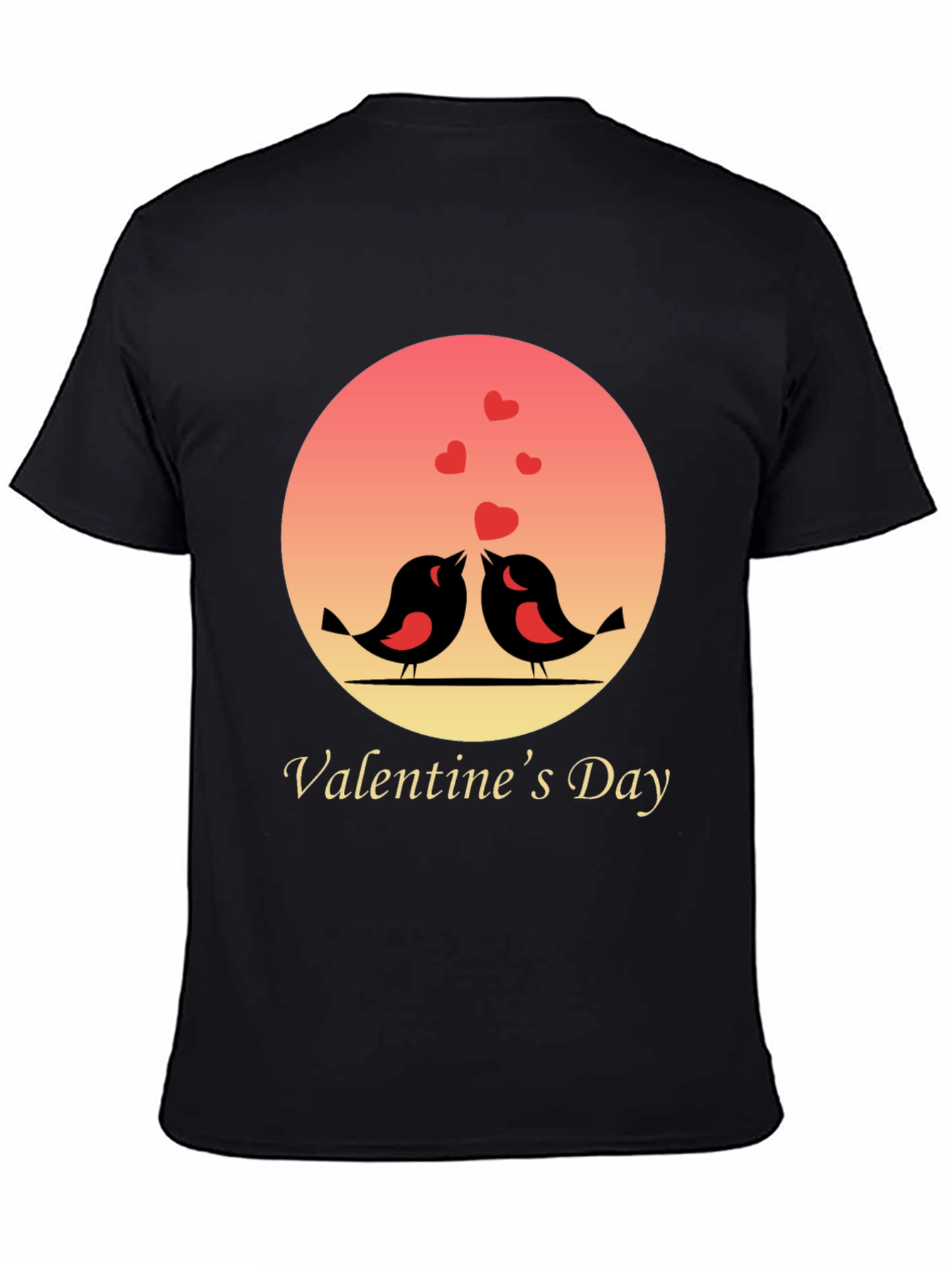 Valentines Day Love Birds Graphic T-Shirt