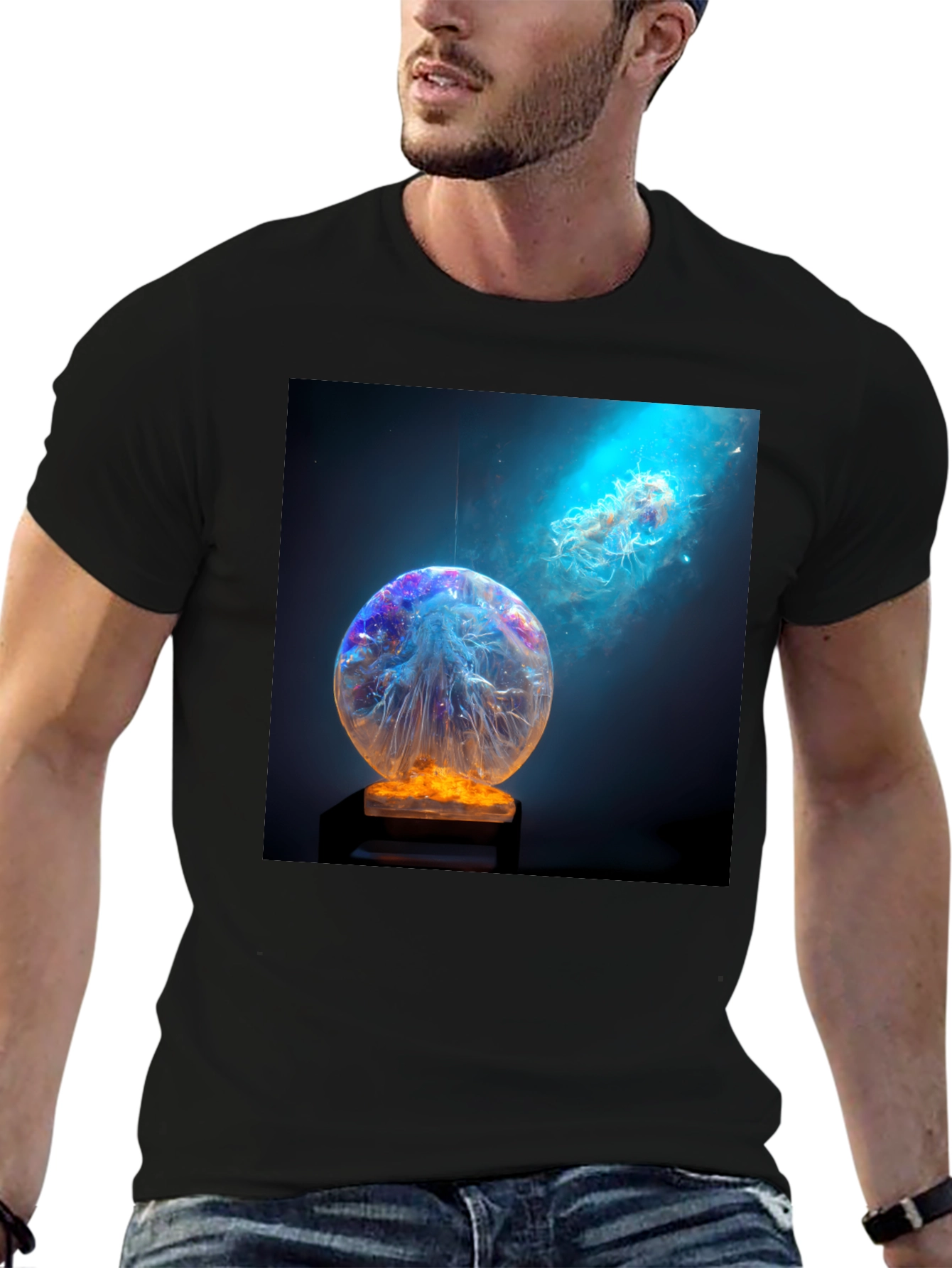 Galactic Jellyfish Art T-Shirt