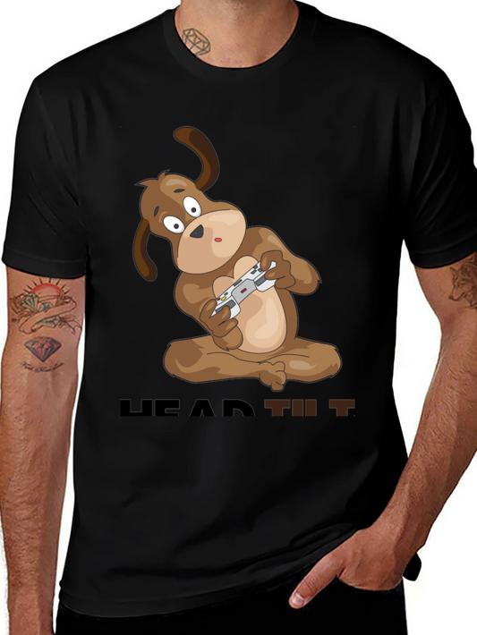 Gaming Dog T-Shirt - Head Tilt Style