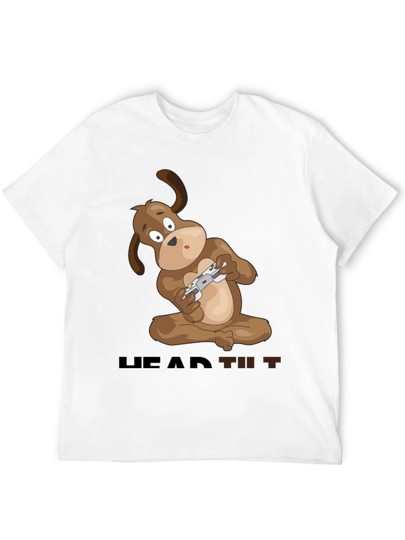 Gaming Dog T-Shirt - Head Tilt Style