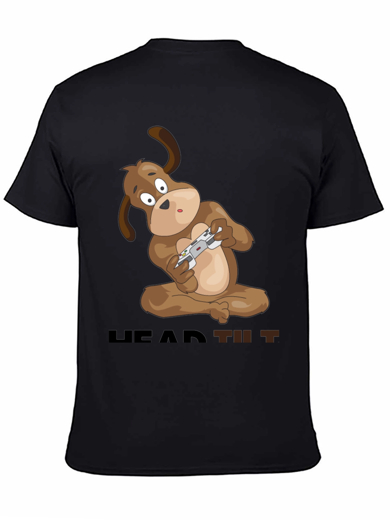 Gaming Dog T-Shirt - Head Tilt Style