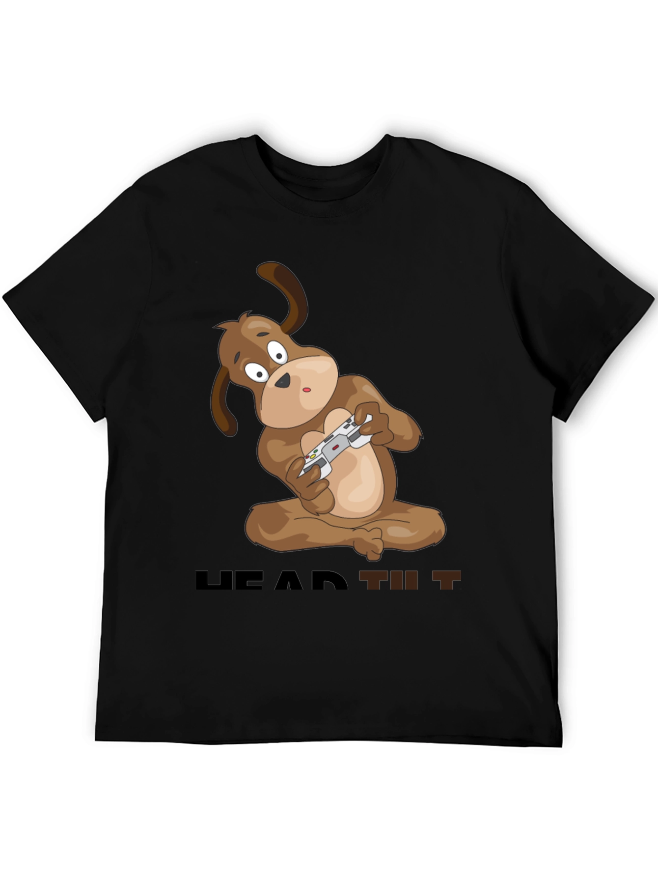 Gaming Dog T-Shirt - Head Tilt Style