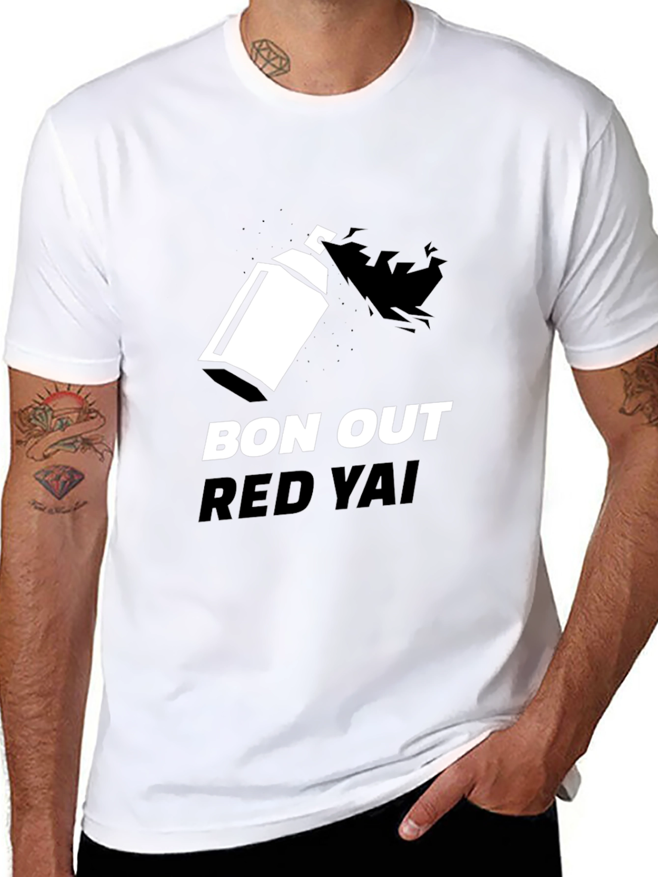 Bon Out Red Yai Graphic Tee
