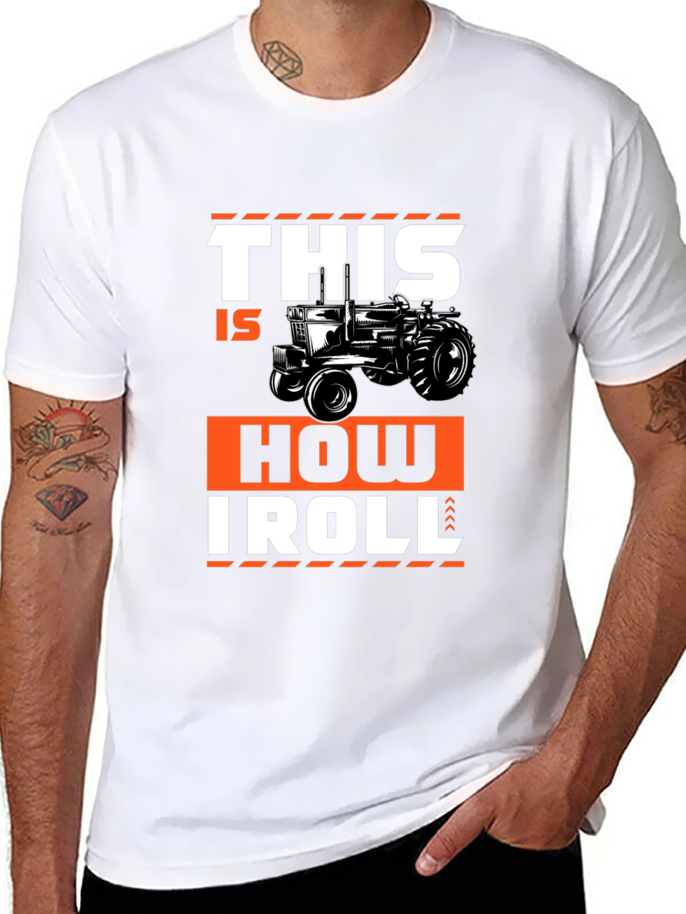 This Is How I Roll Tractor Graphic Tee