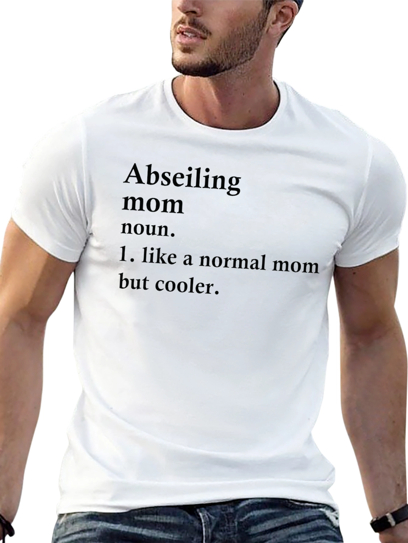 Abseiling Mom Definition T-Shirt - Cool Mothers Day Tee