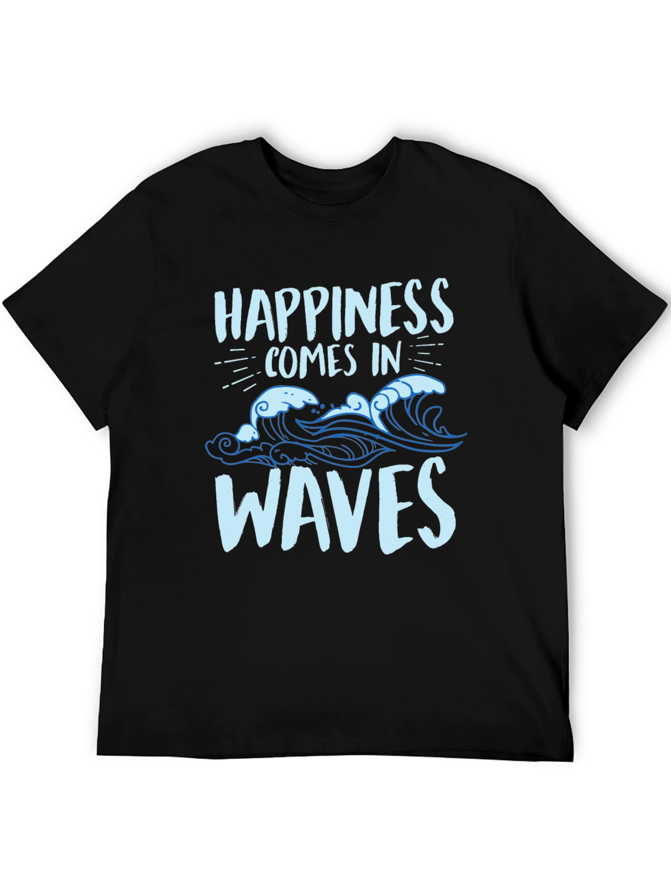 Happiness Comes in Waves Graphic T-Shirt