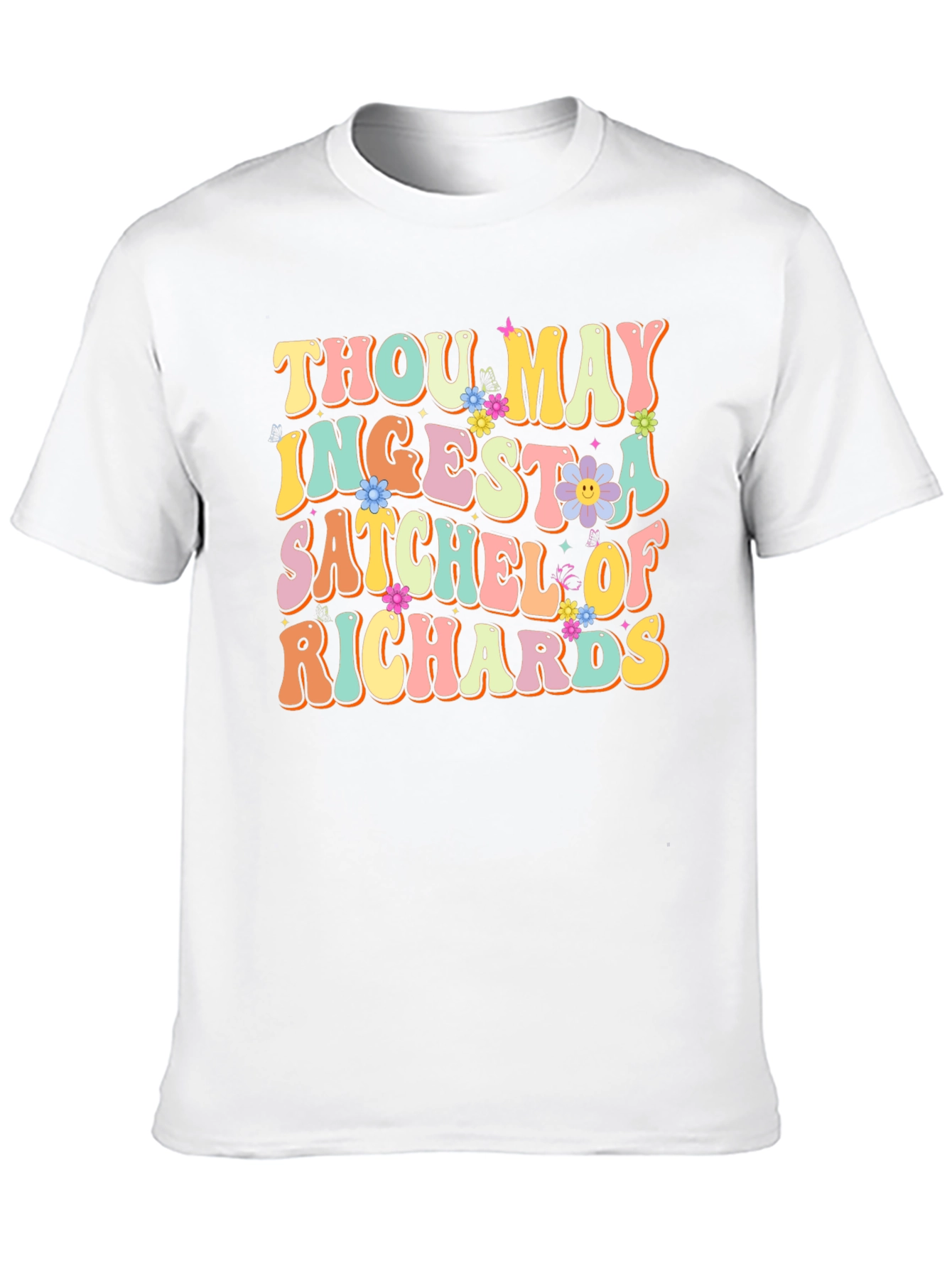 Thou May Ingest a Satchel of Richards Black T-Shirt