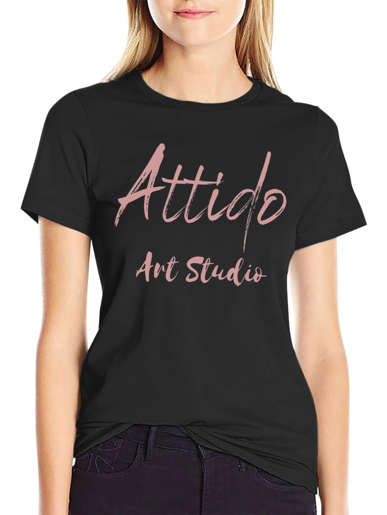Attido Art Studio Black T-Shirt