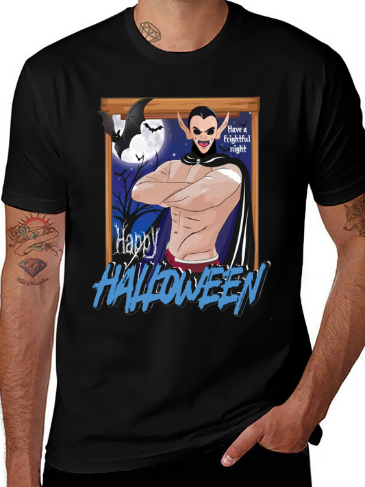 Happy Halloween Dracula Graphic Tee