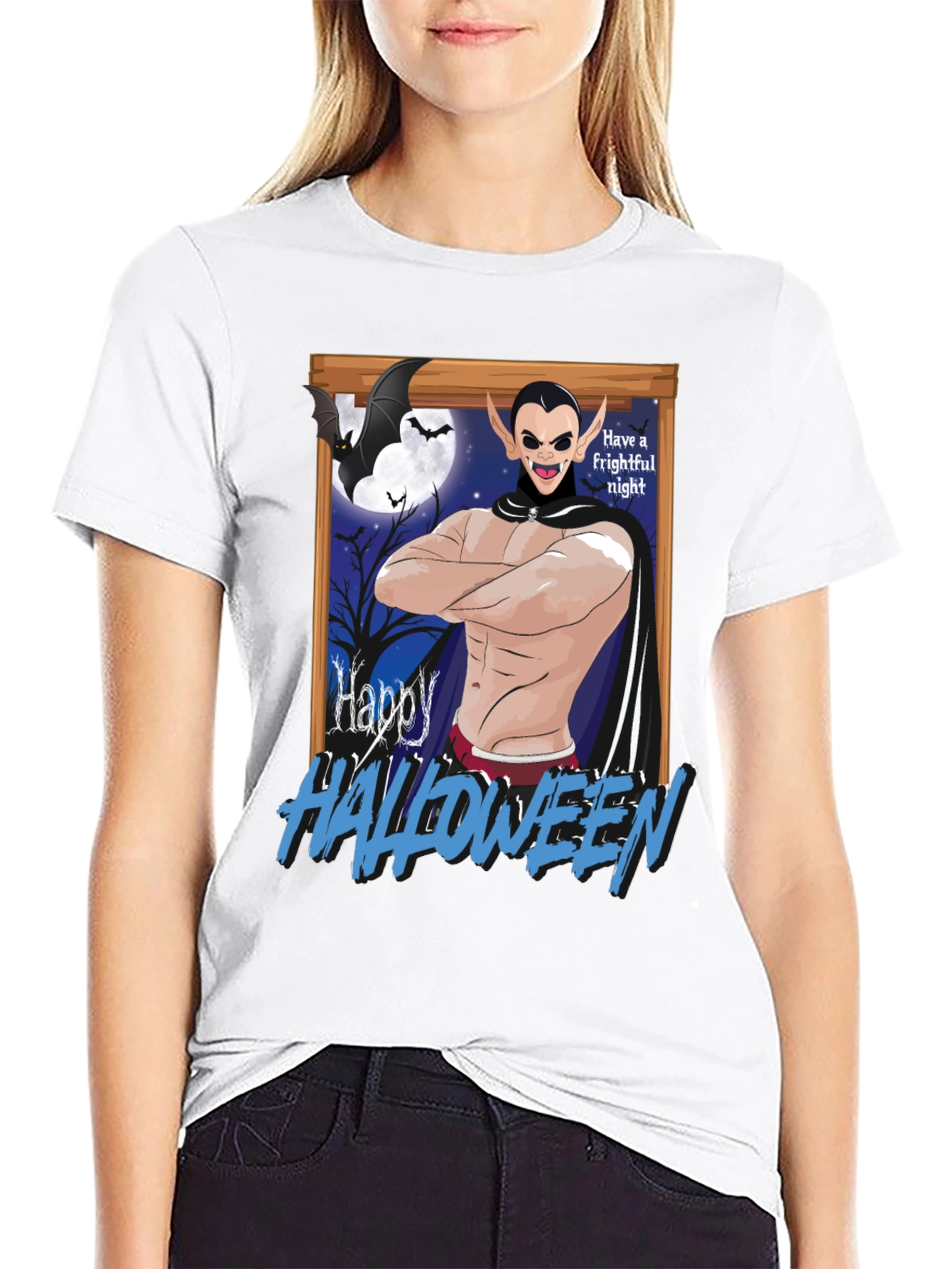 Happy Halloween Dracula Graphic Tee