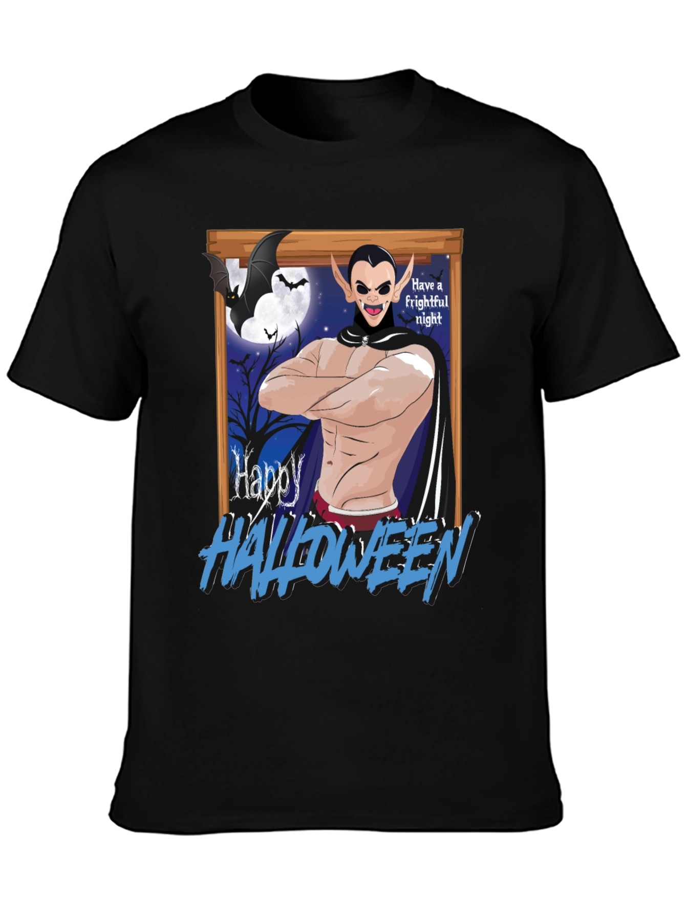 Happy Halloween Dracula Graphic Tee