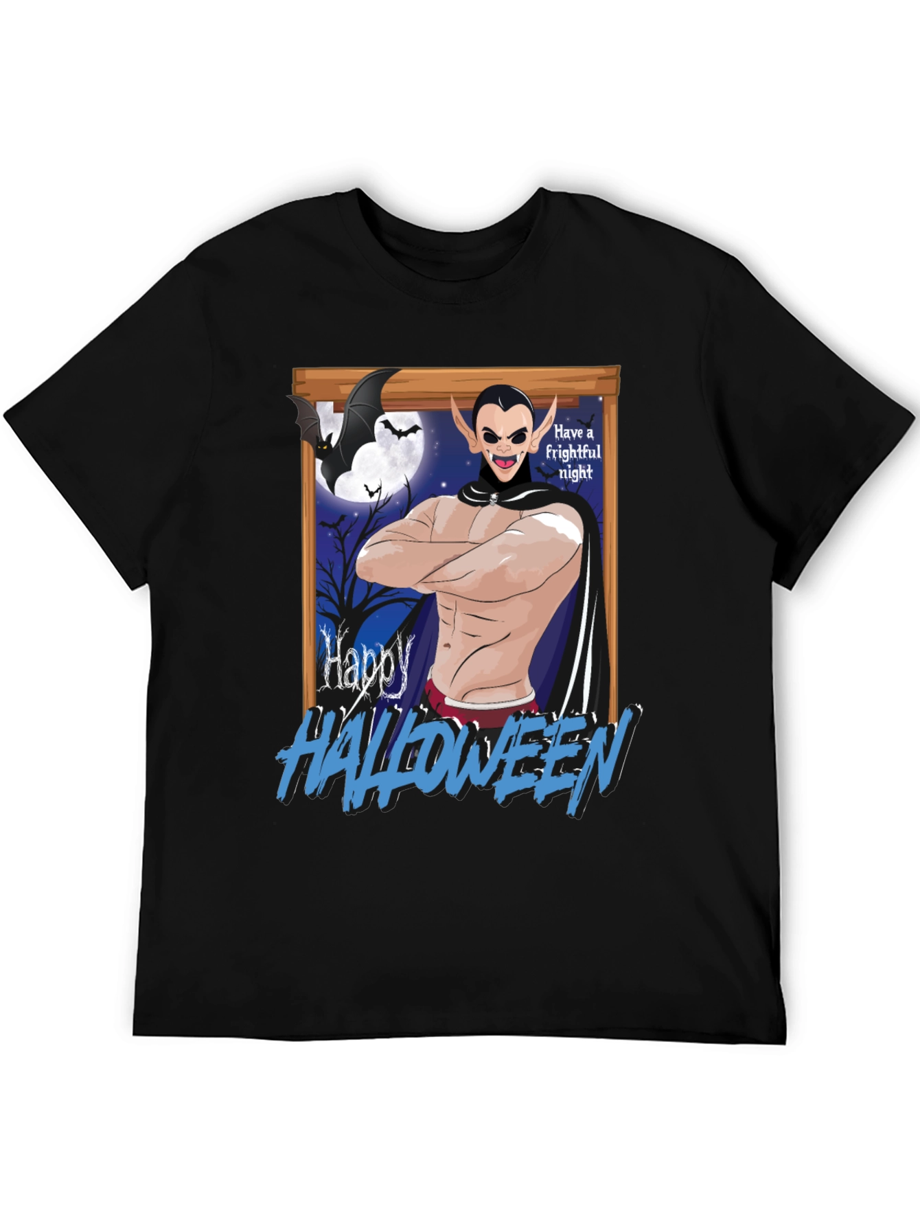 Happy Halloween Dracula Graphic Tee