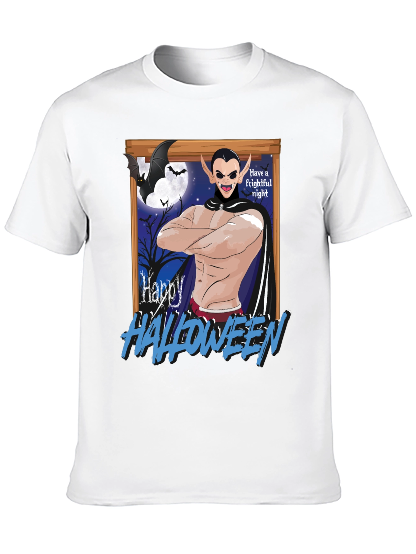 Happy Halloween Dracula Graphic Tee
