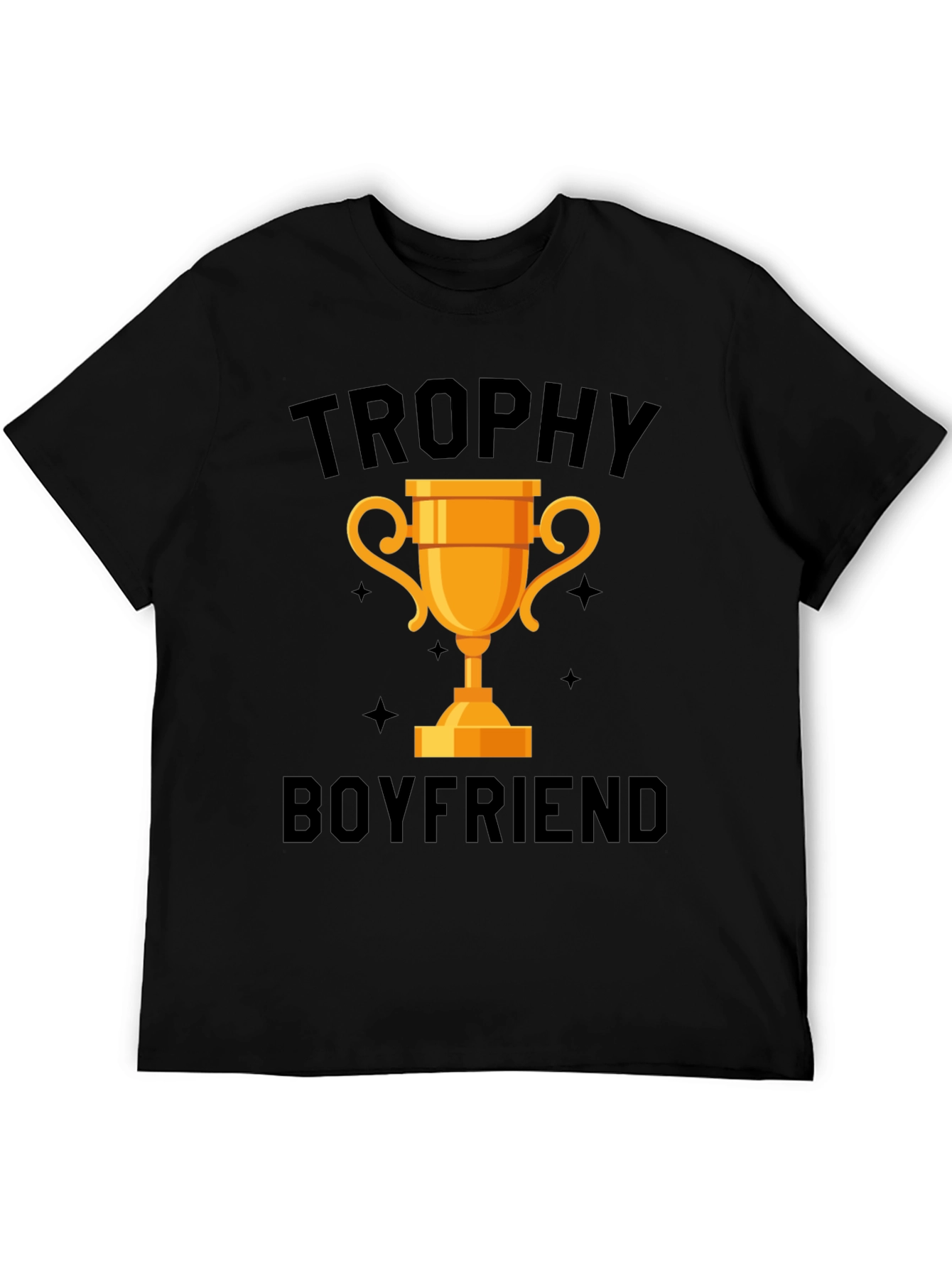 Trophy Boyfriend Graphic Tee - Award Winning Style