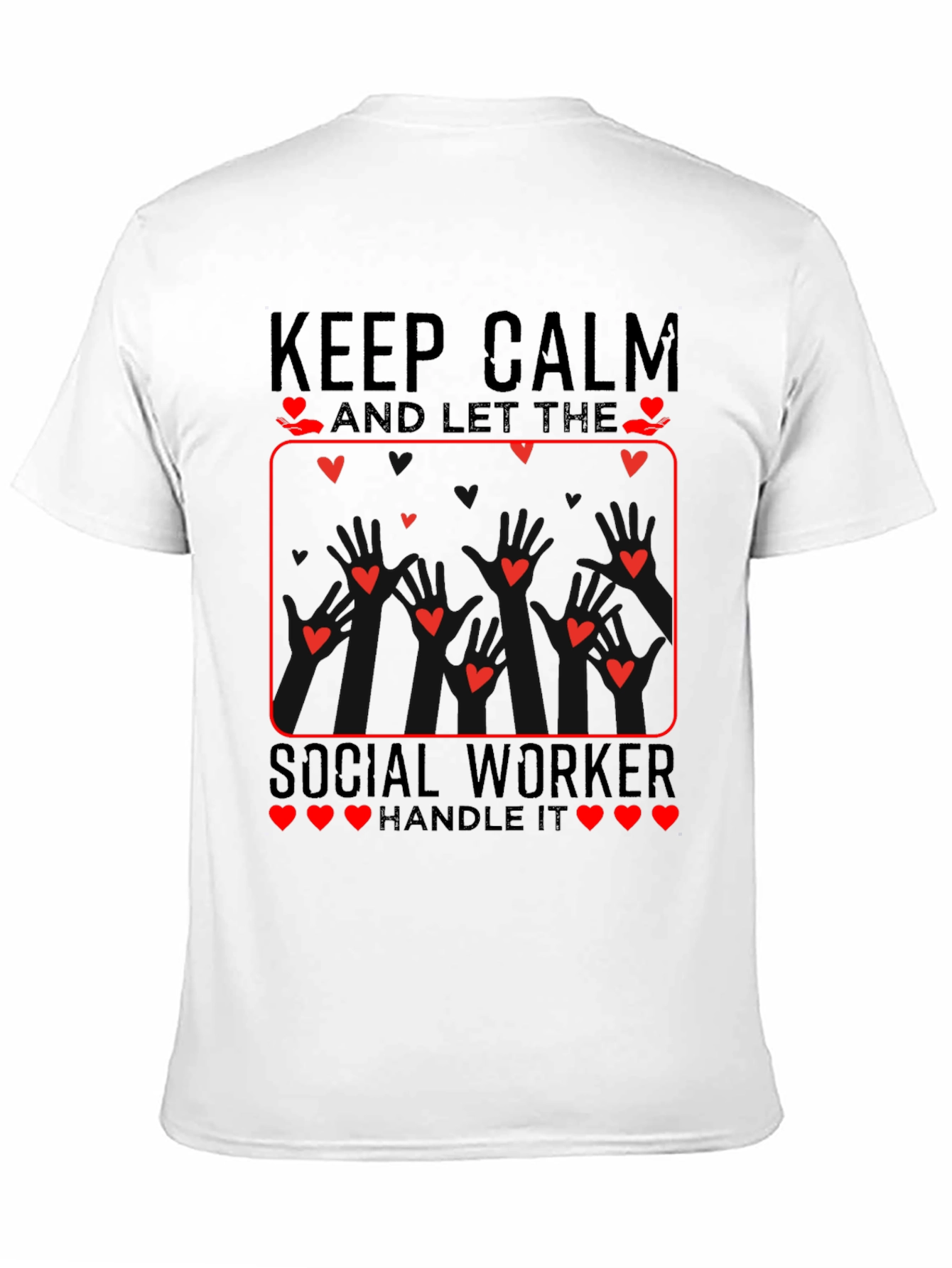 Keep Calm Social Worker Heart T-Shirt