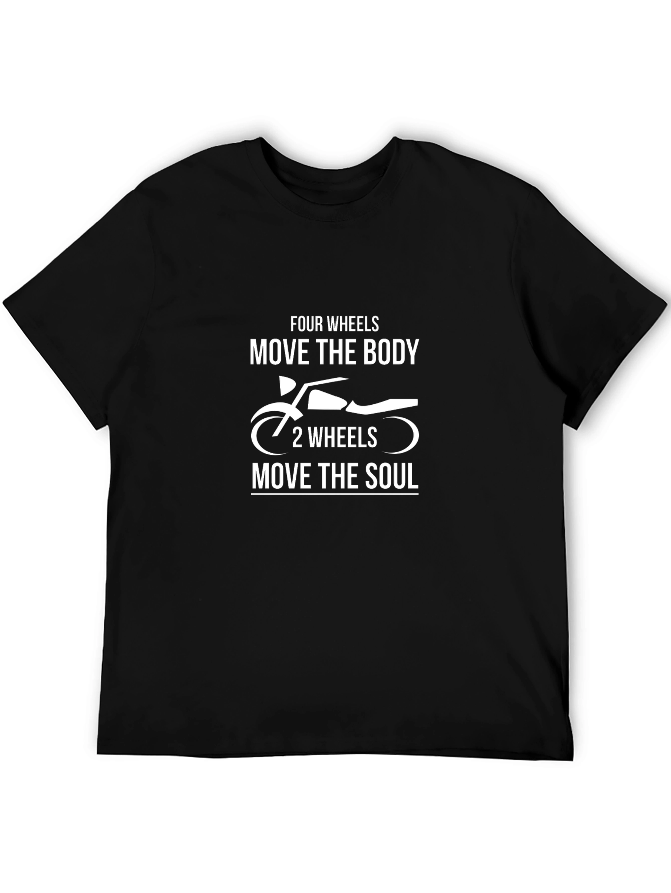 Motorcycle Soul T-Shirt Wheels Graphic Tee