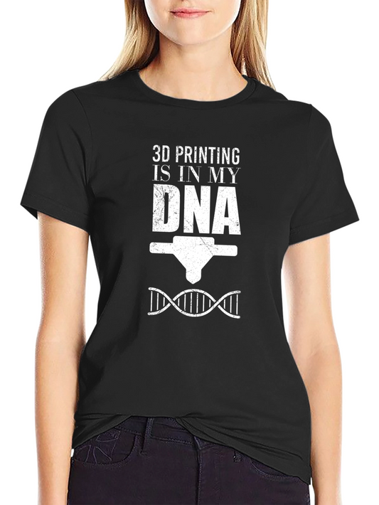 3D Printing DNA Graphic T-Shirt