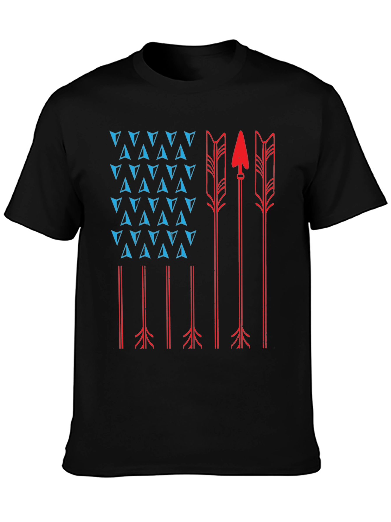 American Flag Arrow T-Shirt - Native Inspired Tee