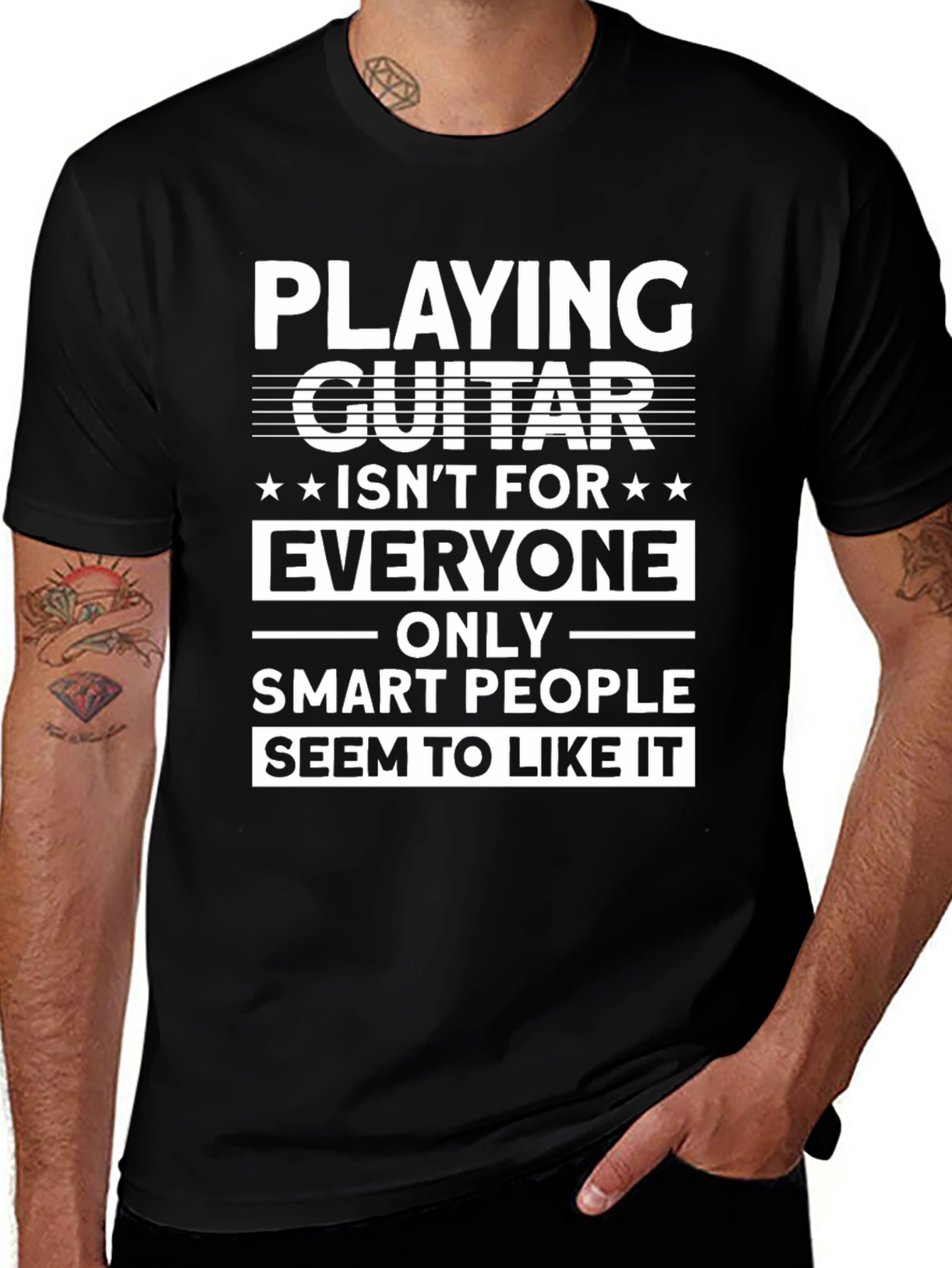 Guitar Player Smart People T-Shirt