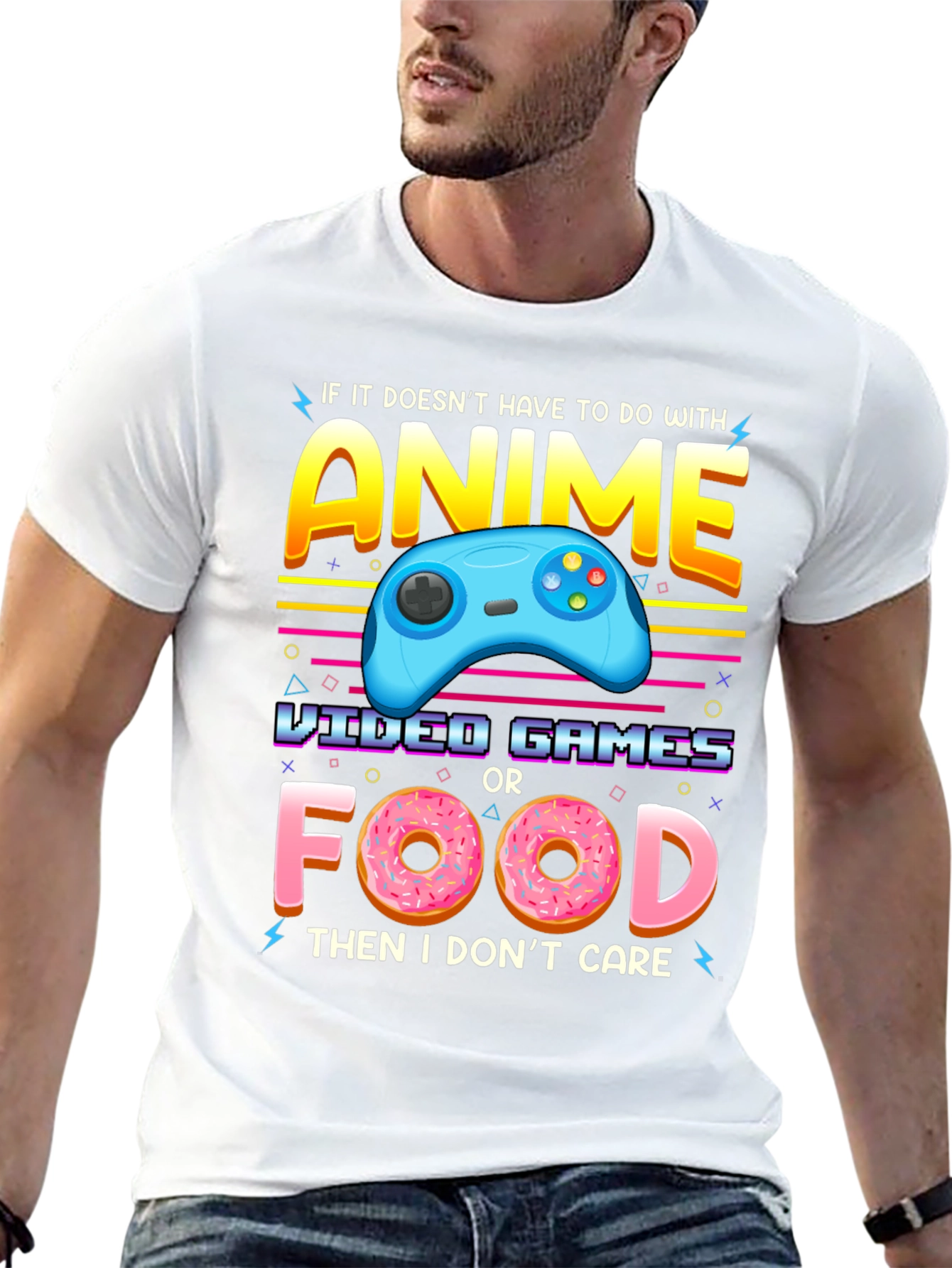 Anime Video Games Food T-Shirt