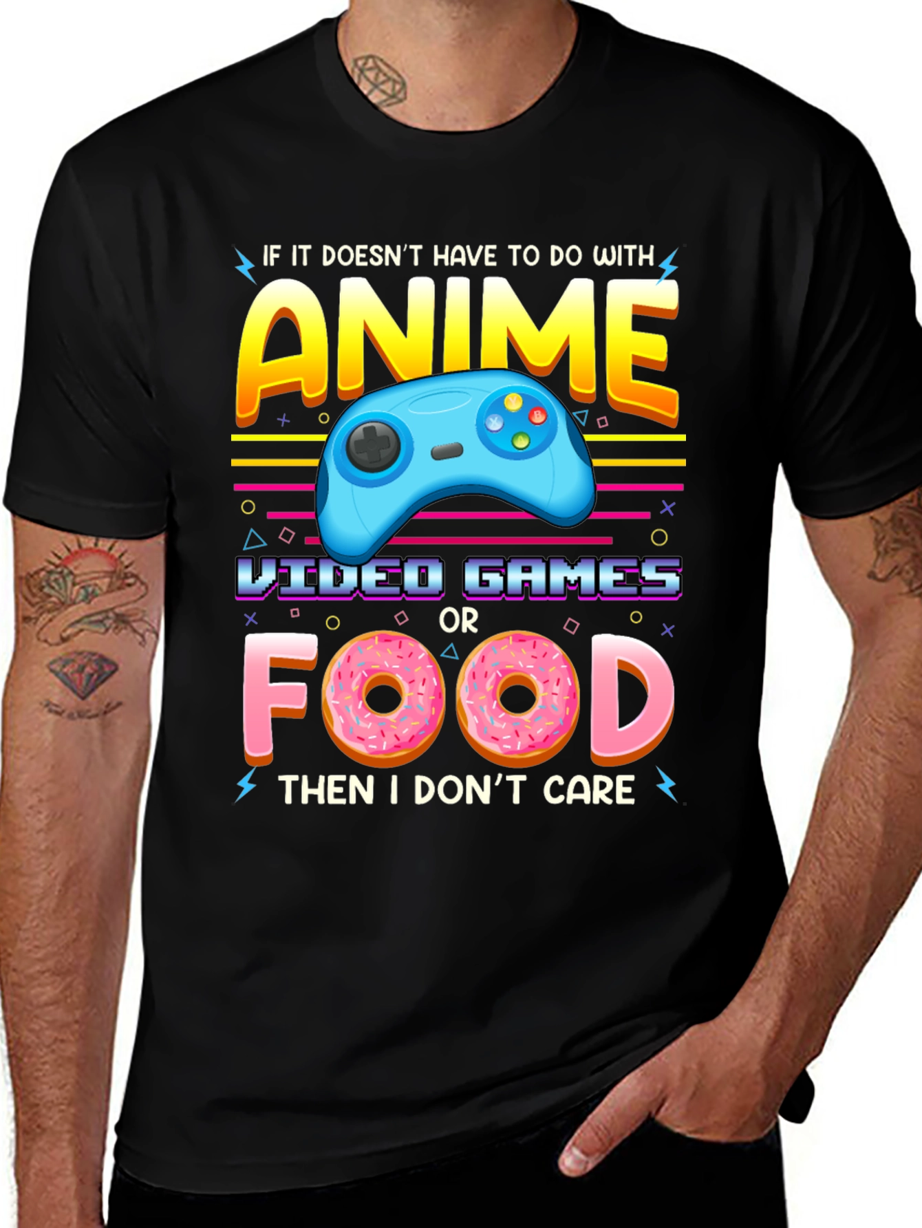 Anime Video Games Food T-Shirt
