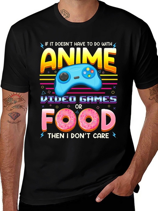 Anime Video Games Food T-Shirt