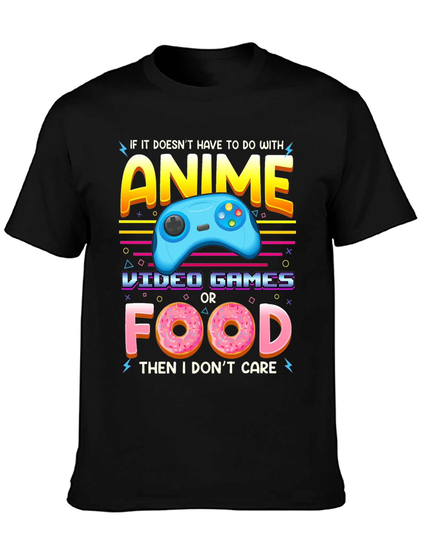 Anime Video Games Food T-Shirt
