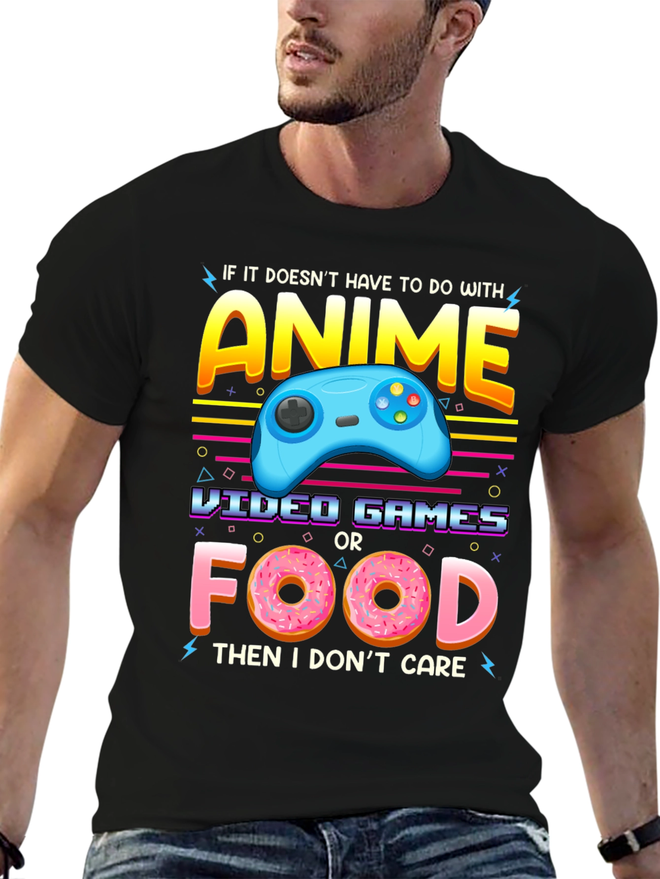 Anime Video Games Food T-Shirt