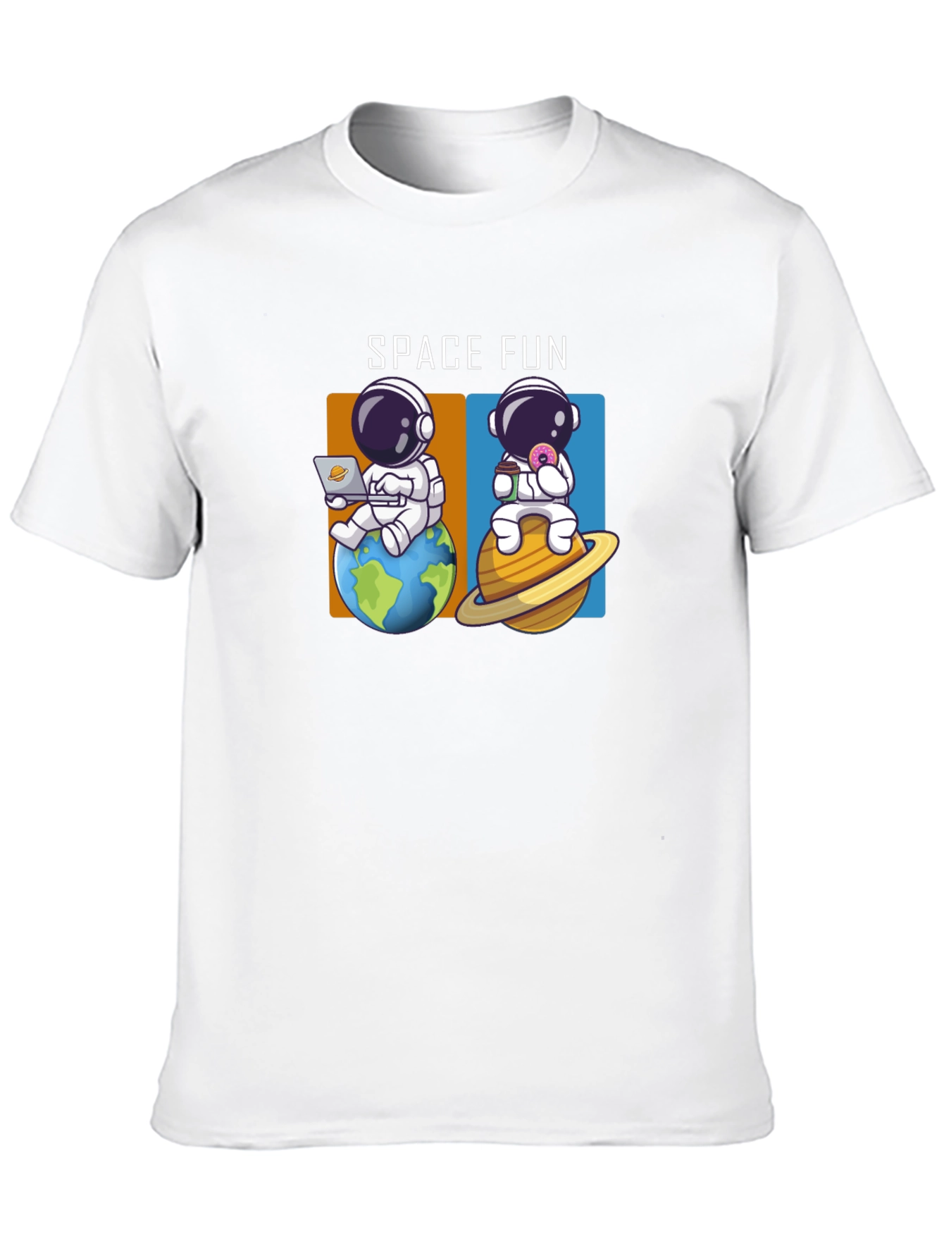 Space Fun Astronaut T-Shirt - Black