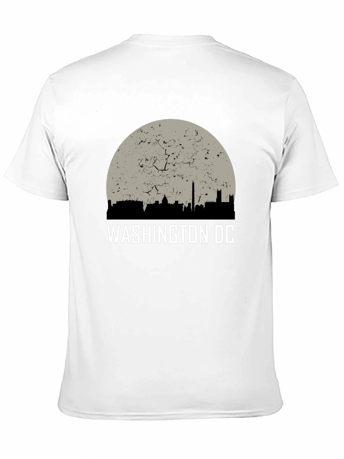 Washington DC Skyline T-Shirt - Black
