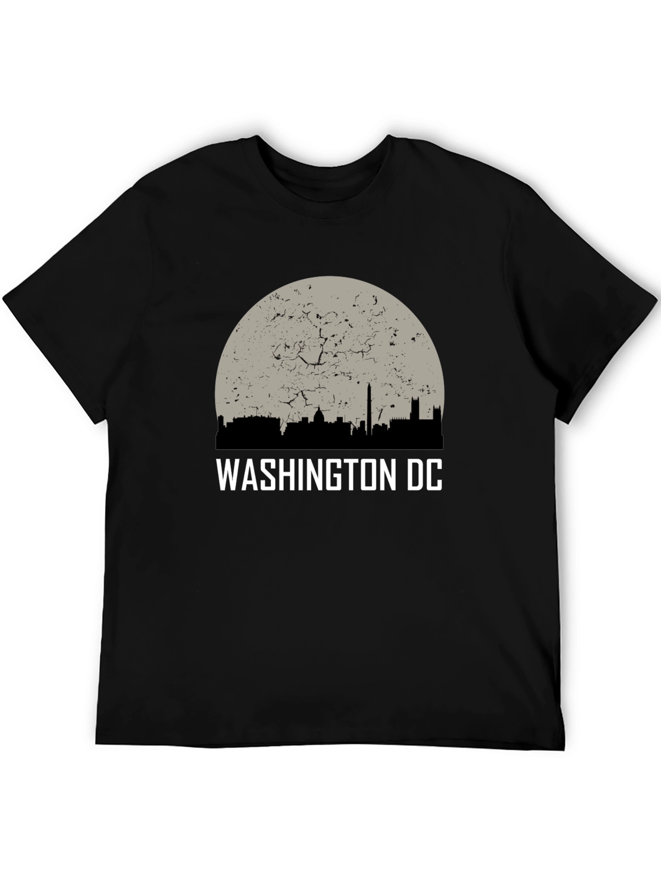 Washington DC Skyline T-Shirt - Black