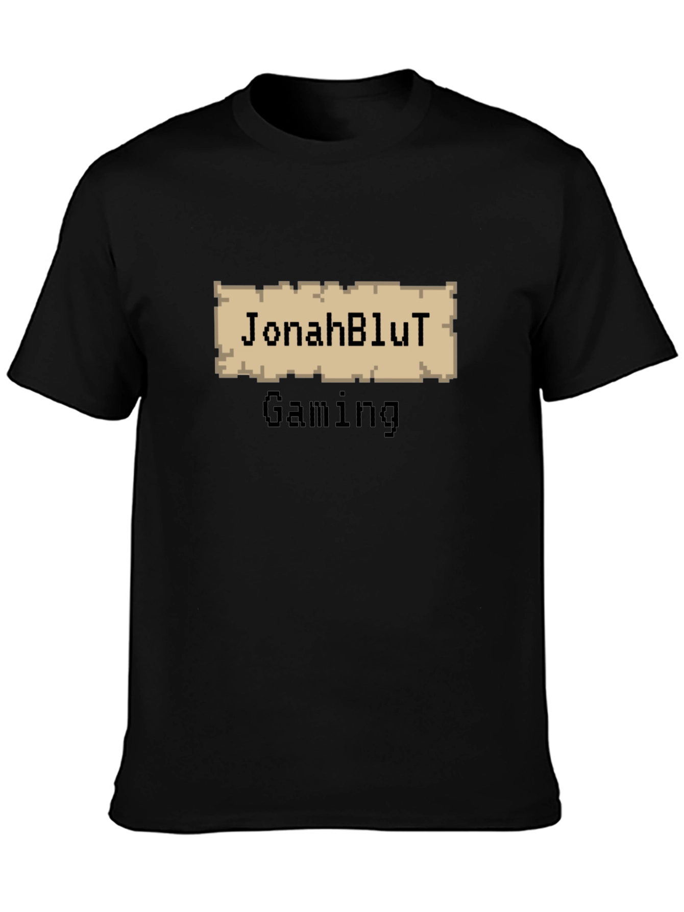 JonahBluT Gaming Black T-Shirt