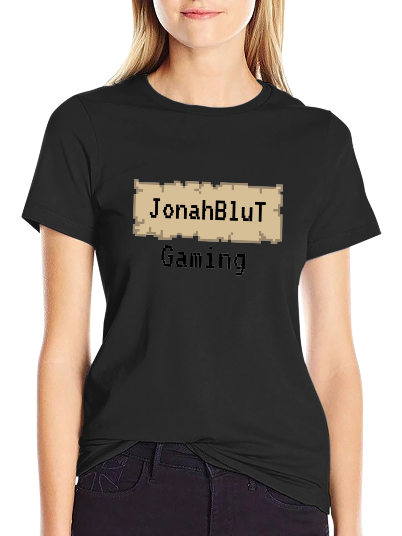 JonahBluT Gaming Black T-Shirt