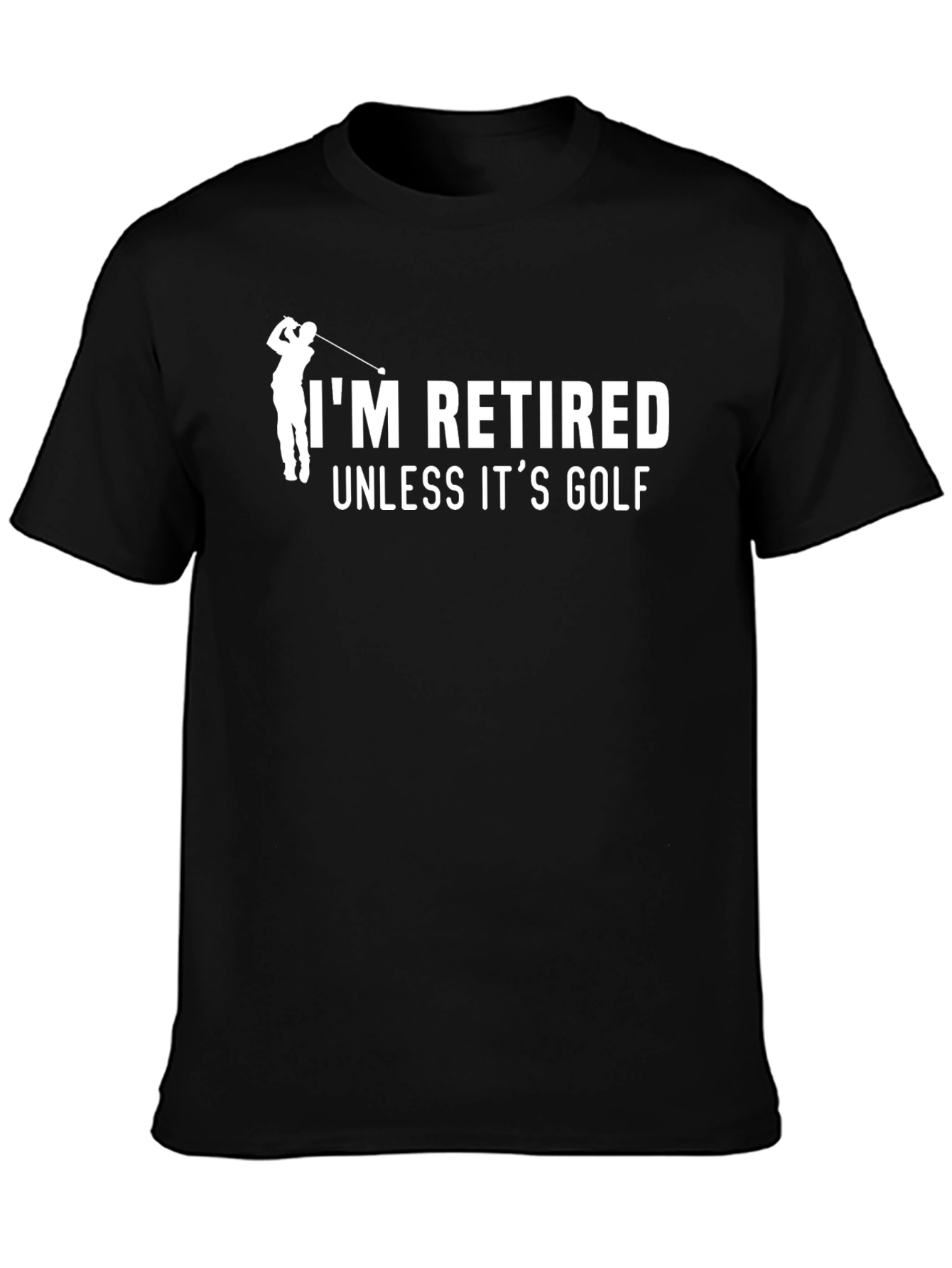 Retired Unless Its Golf Graphic T-Shirt