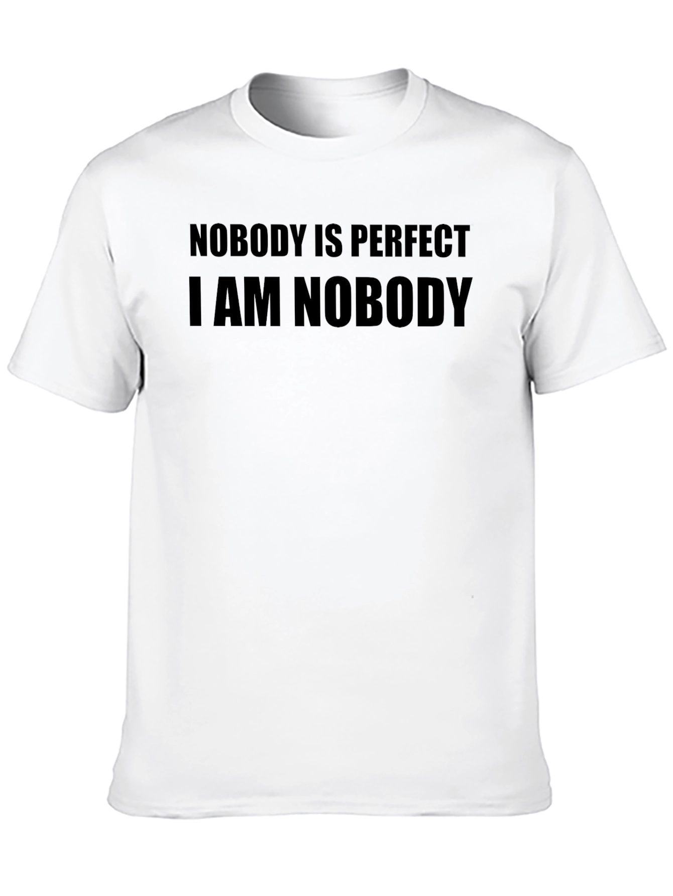 Nobody is Perfect T-Shirt - Mens Funny Tee