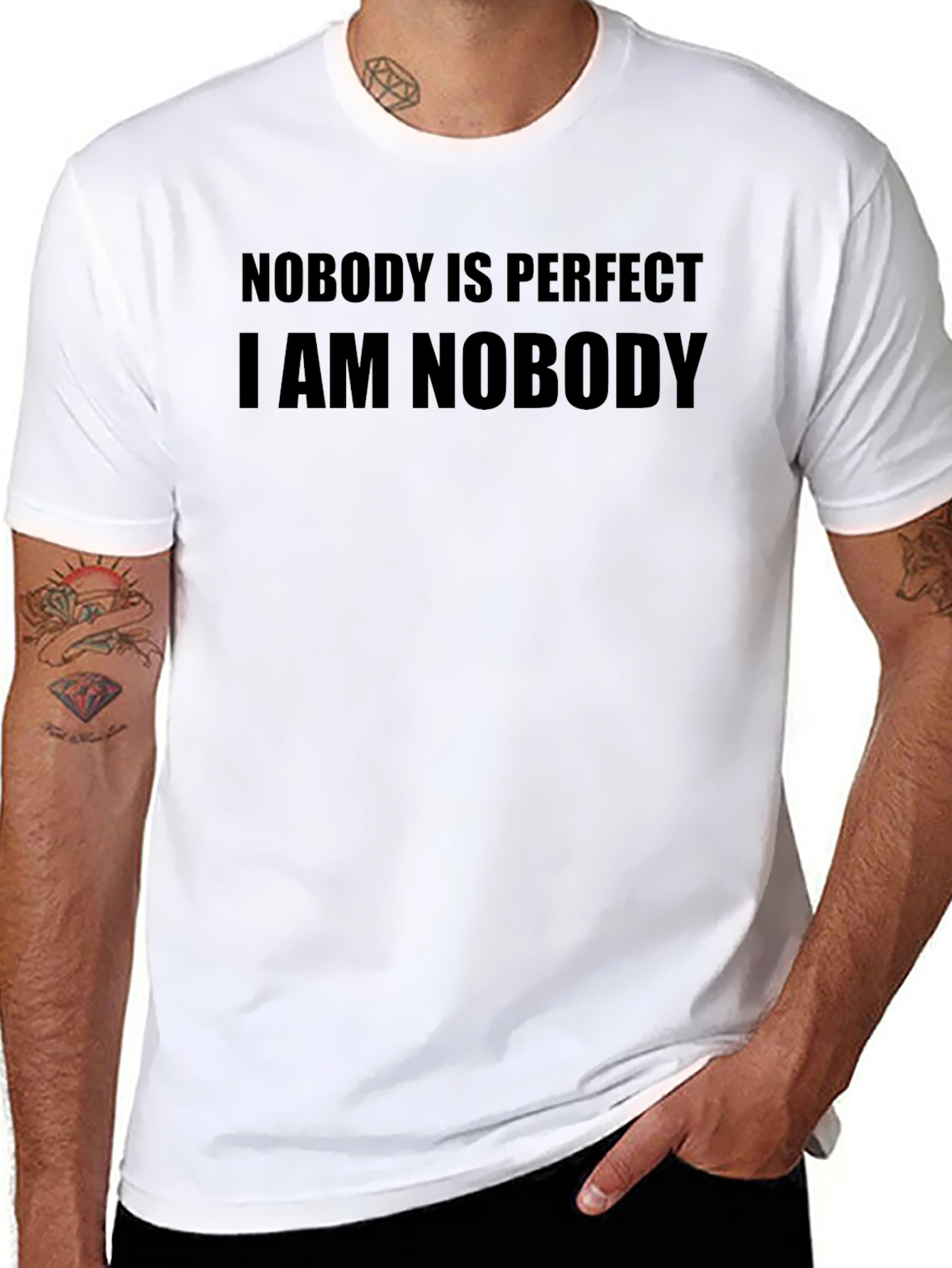 Nobody is Perfect T-Shirt - Mens Funny Tee