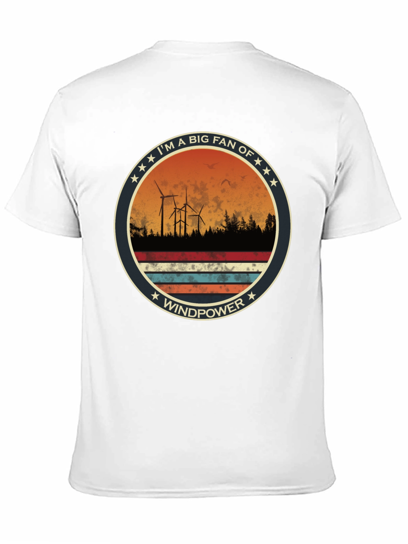 Windpower Fan T-Shirt: Eco-Friendly Energy Tee