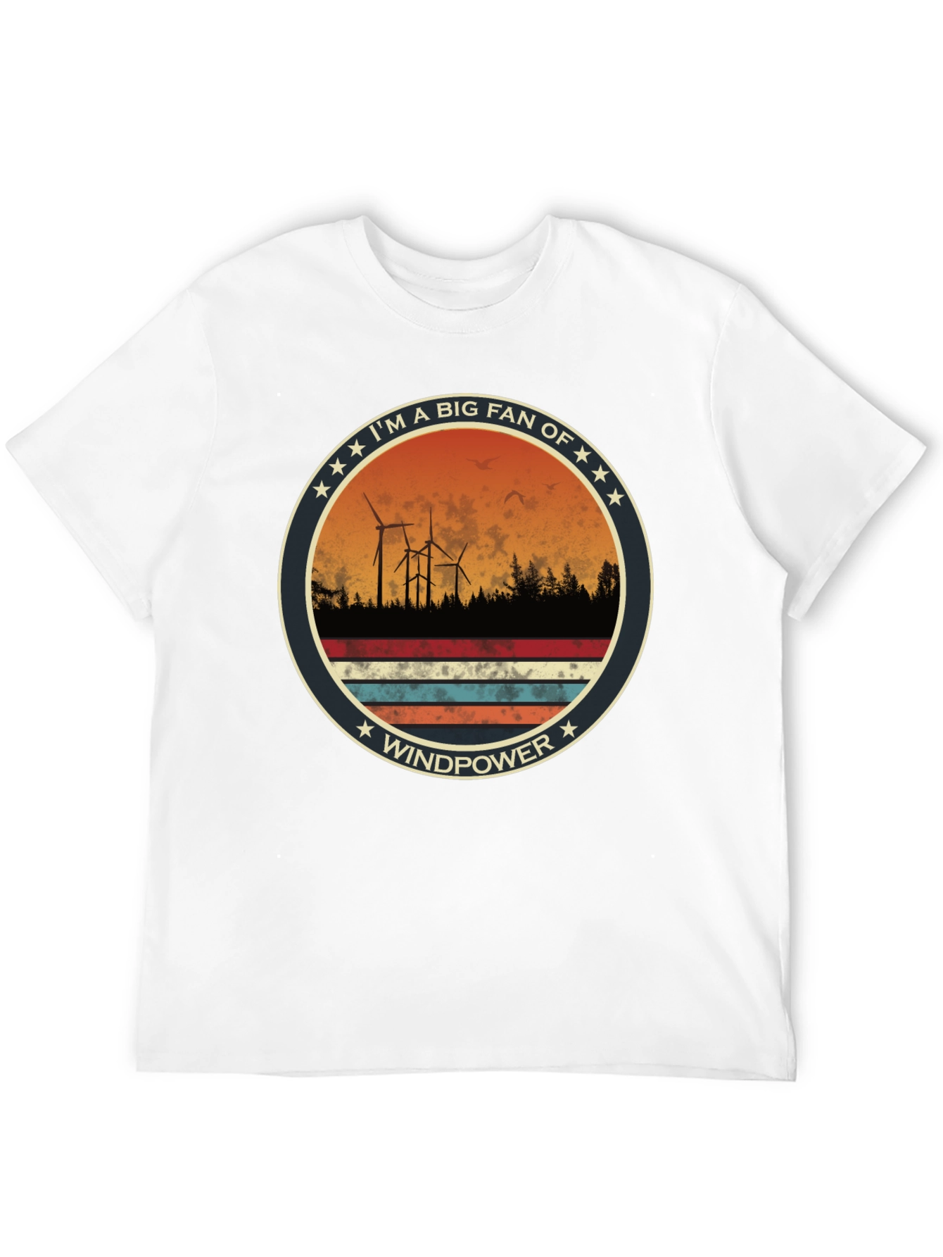 Windpower Fan T-Shirt: Eco-Friendly Energy Tee