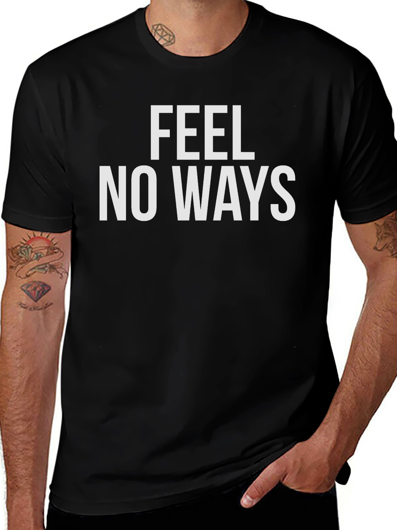 Feel No Ways Graphic Tee - Black