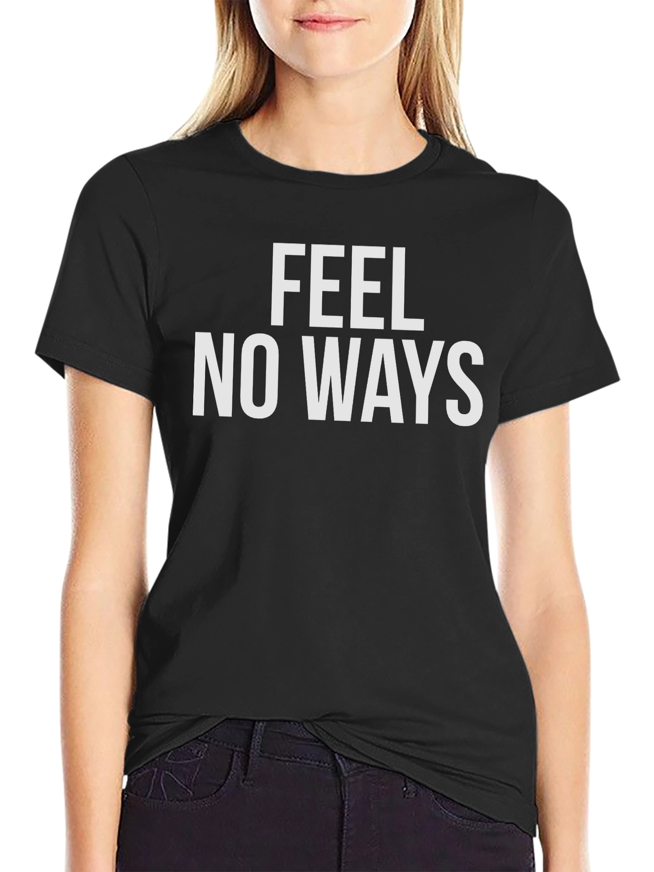Feel No Ways Graphic Tee - Black