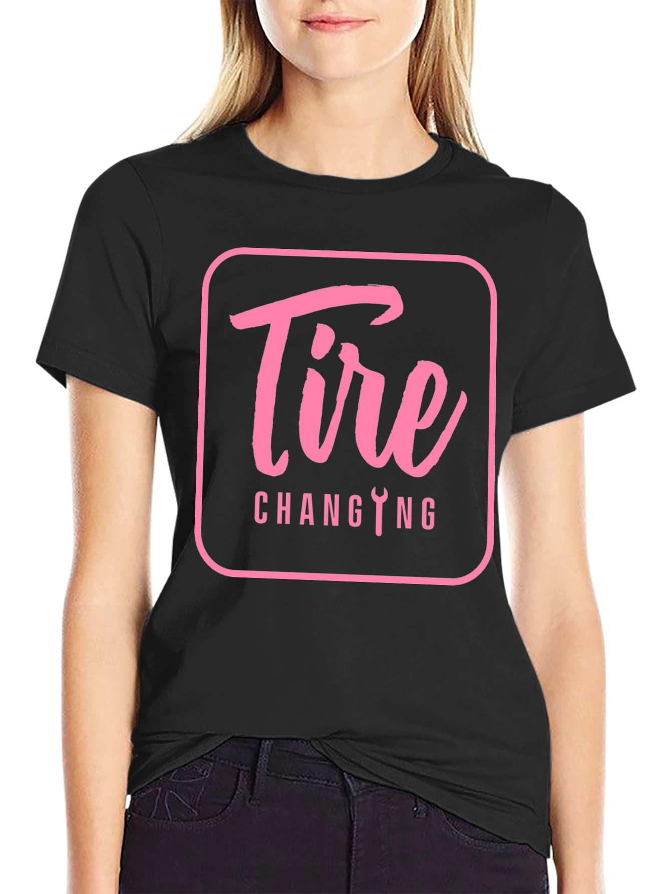 Tire Changing T-Shirt