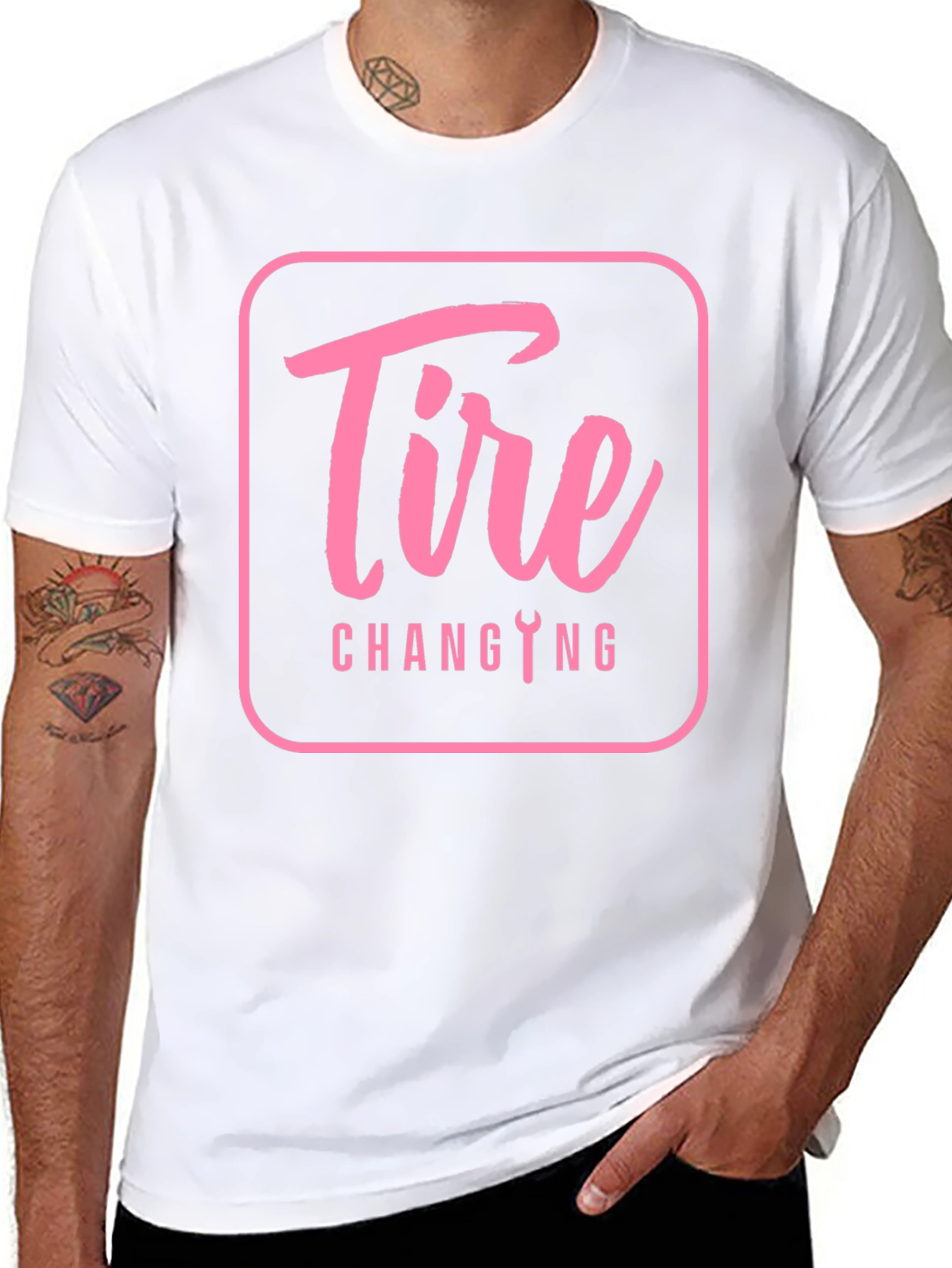 Tire Changing T-Shirt