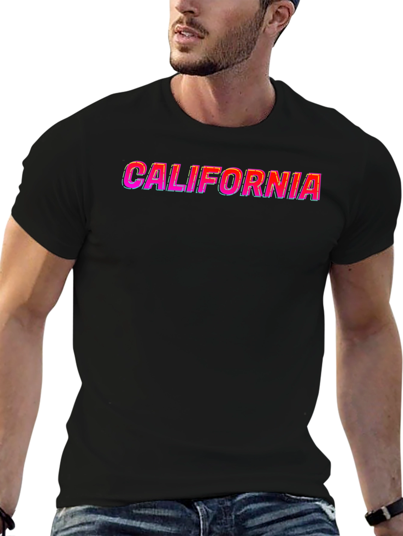 California Graphic Tee - Mens Black T-Shirt