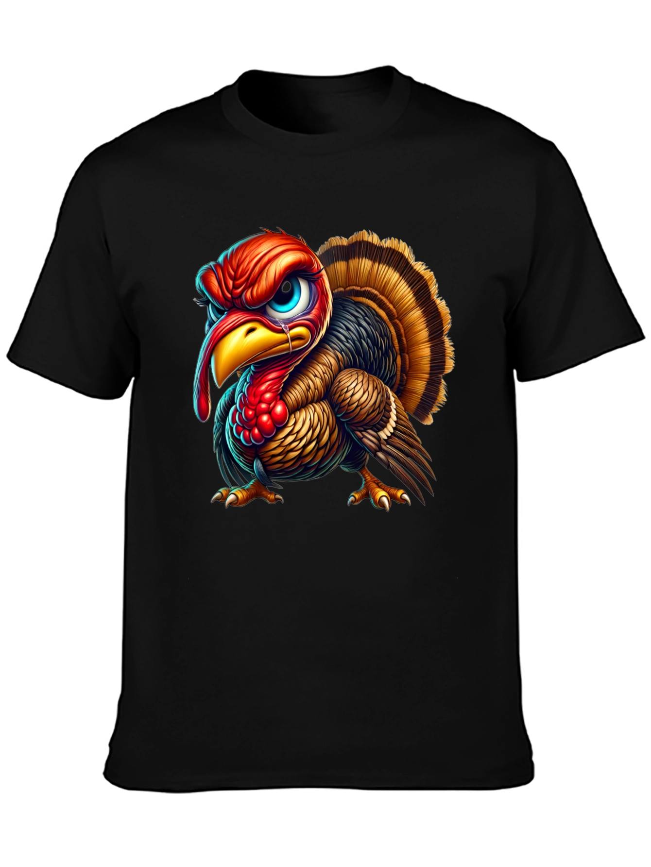 Angry Turkey Graphic Tee - Thanksgiving Humor