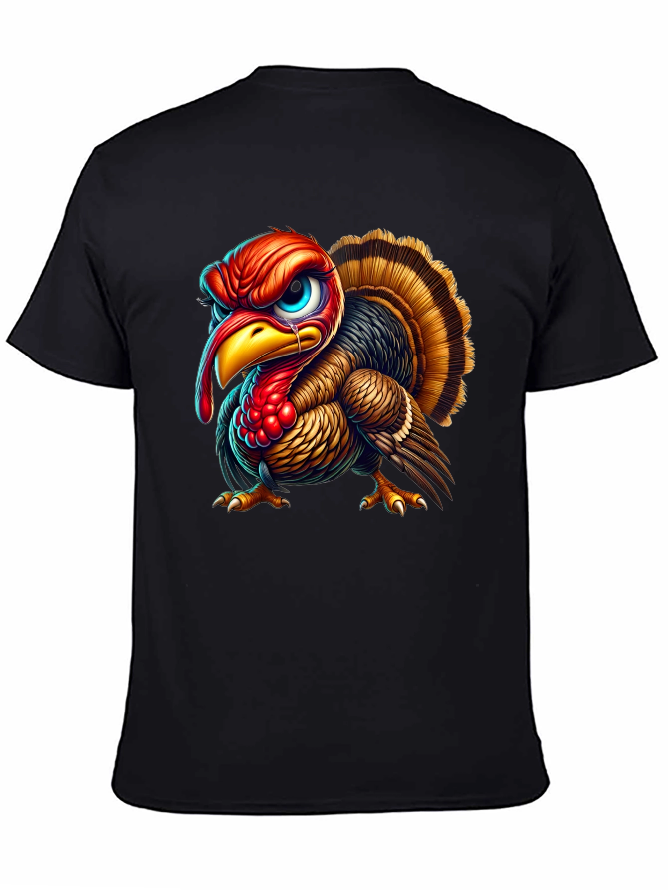 Angry Turkey Graphic Tee - Thanksgiving Humor