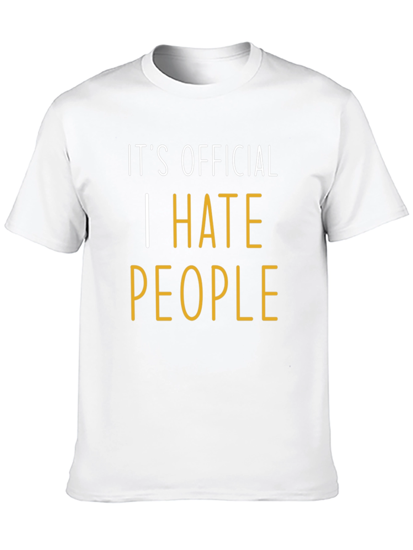 I Hate People T-Shirt - Official Funny Tee