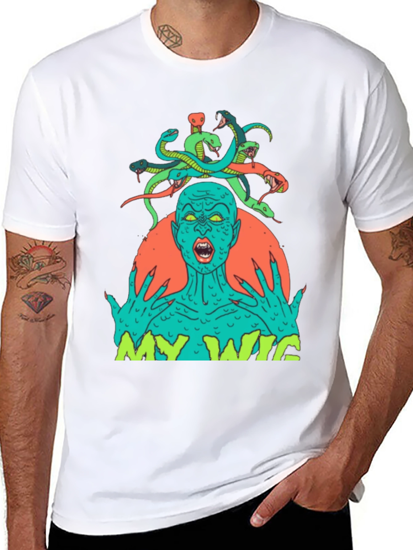 Medusa My Wig Graphic T-Shirt - Unisex