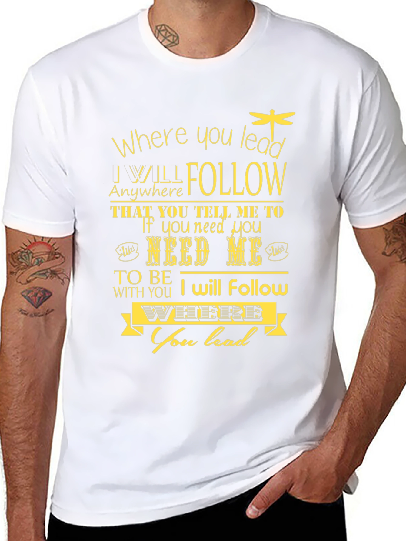 Where You Lead Graphic Tee